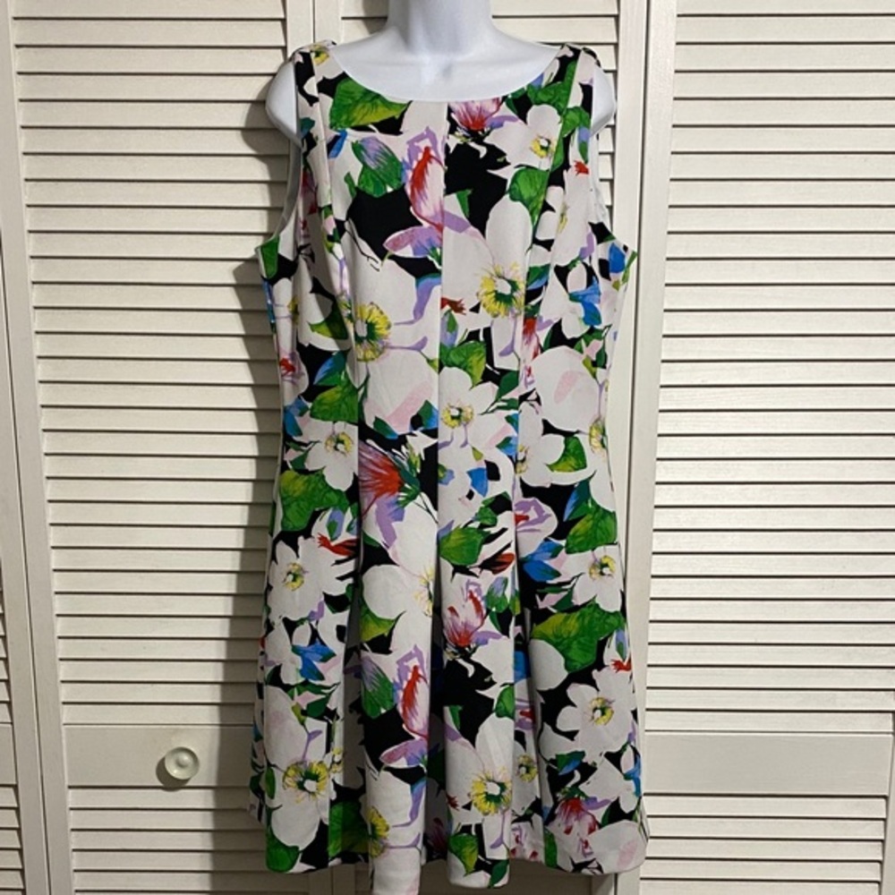 American Living Multicolor Floral Midi Dress